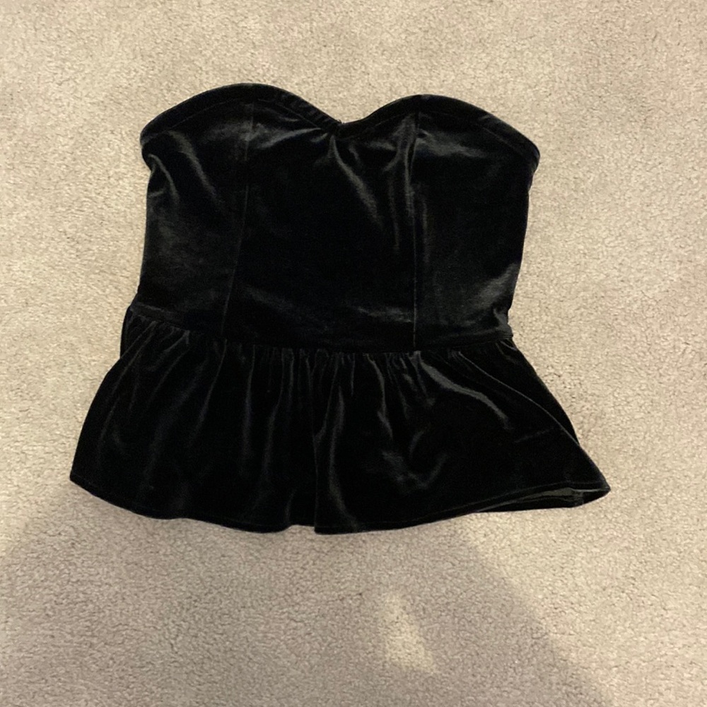 urban velvet crop top